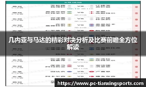 几内亚与马达的精彩对决分析及比赛前瞻全方位解读